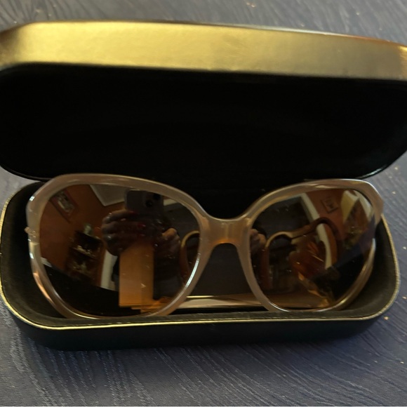 Coach butterfly sunglasses with decorative sides. main image 5